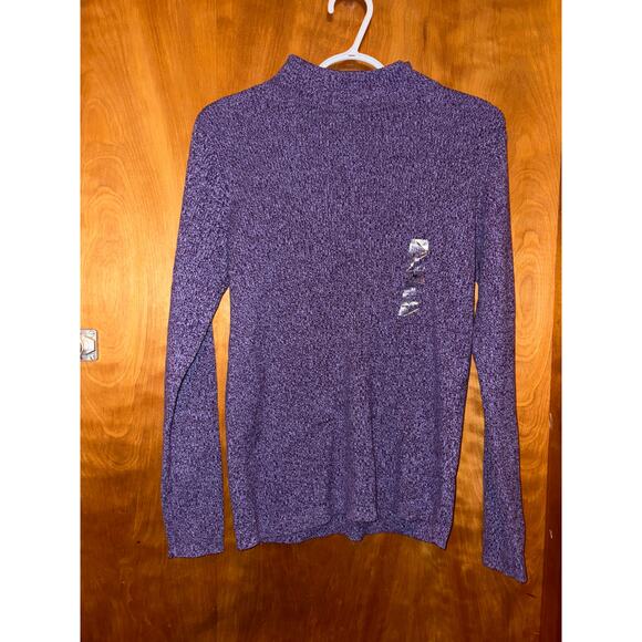 Karen Scott Mock Neck Sweater Md - Picture 1 of 3